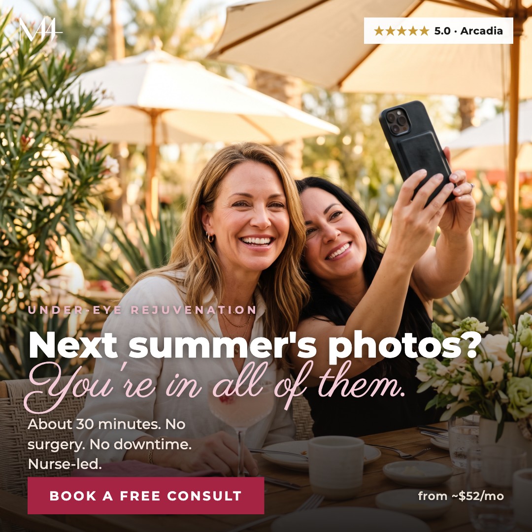 Med 44 under-eye rejuvenation — Next summer's photos? You're in all of them.